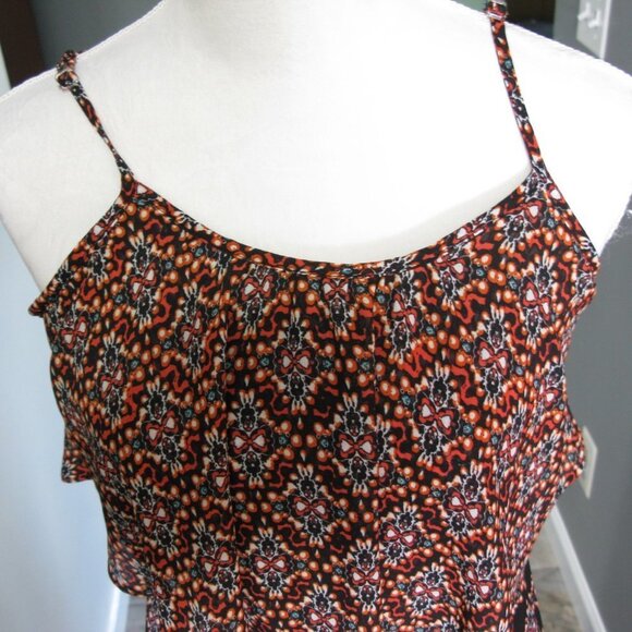 XHILARATION Boho Pattern Sleeveless Tunic/Dress Size Medium - Picture 3 of 8